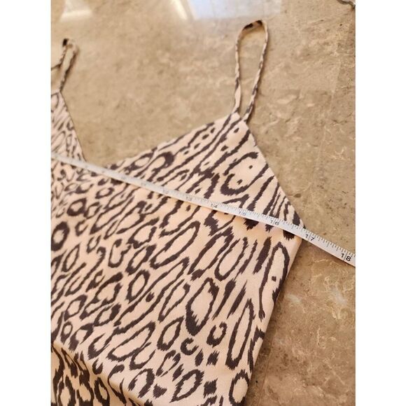 L'AGENCE Jane silk adjustable spaghetti strap lined tank pink size xs - Picture 6 of 8